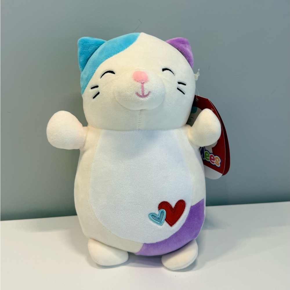 Brand New 10” Cute Valentine Cora hug mee Squishmallow Plush Toy with Heart